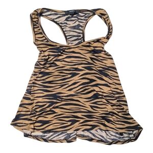 Women's Size L Forever 21 Tiger Print Tank Top